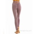 Emakumeek Gerri altuko Yoga Pants Gurutze Gerrikoa